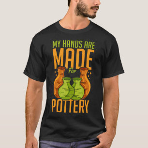 Töpferton Lustige Keramik-Topf-Skulpturierung T-Shirt