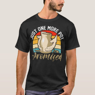 Töpferton Lustige Keramik-Topf-Skulpturierung T-Shirt
