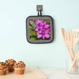 Töpfhalter mit Magenta Baboon Blume Topflappen