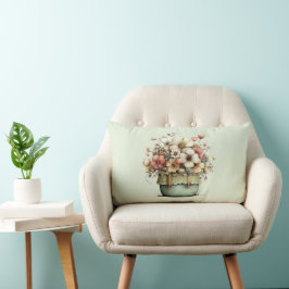 Topfpflanzen Cozy Shabby Stil Süß Lendenkissen