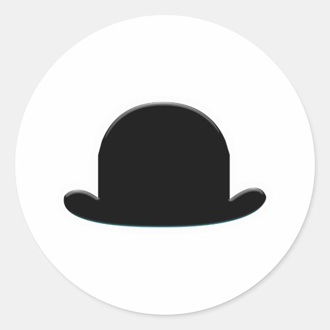 Tophat Runder Aufkleber (Vorderseite)