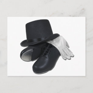 TopHatTapShoesGloves012511 Postkarte
