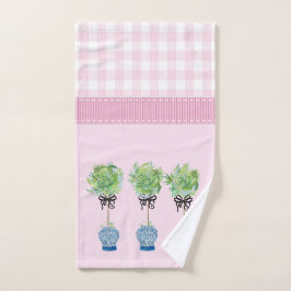 Topiary Blue und White Ginger Handtuch