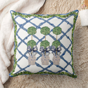 Topiary Chinoiserie Ginger Jar Jars Lumbar Kissen