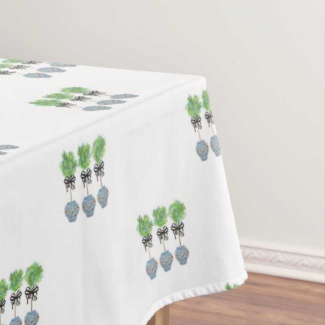 Topiary Goldfish Ginger Jars Tableclout Tischdecke (Beispiel)