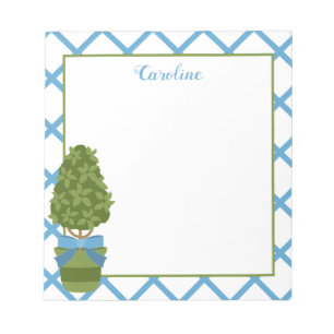 Topiary & Lattice Personalisiert Notepad Notizblock