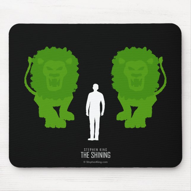 Topiary-Löwen Mousepad (Vorne)