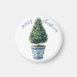 Topiary Tree Christmas Magnet