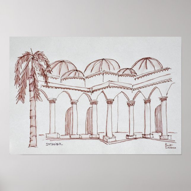 Topkapi Palace | Istanbul, Türkei Poster (Vorne)