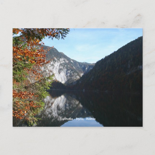 Toplitzsee - Steiermark, Österreich Postkarte (Vorderseite)