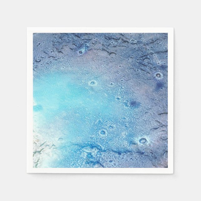 Topografie des Meeresbodens Serviette (Vorderseite)