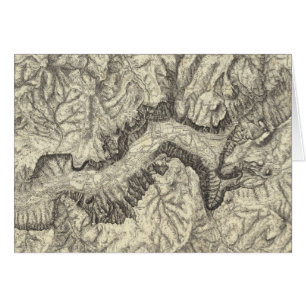 Topografische Karte des Yosemite-Tals