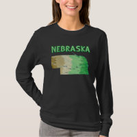 Topografische Karte von Nebraska Schattierte Relie