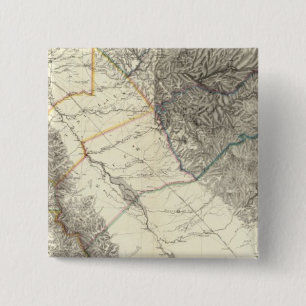 Topografische Karte Zentralkaliforniens Button