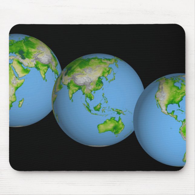 Topografische Weltanschauungen Mousepad (Vorne)