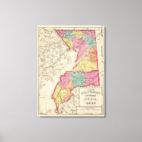 Topografischer Atlas der Landkreis von Maryland 2