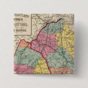 Topografischer Atlas der Maryland-Landkreis 4 Button