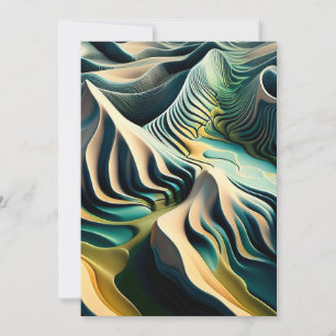 Topographic Currents Feiertagskarte