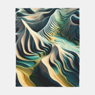 Topographic Currents Fleecedecke