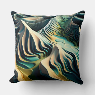 Topographic Currents Kissen