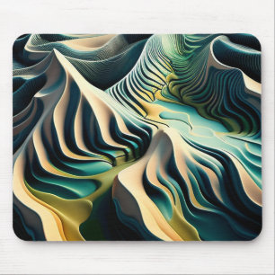 Topographic Currents Mousepad