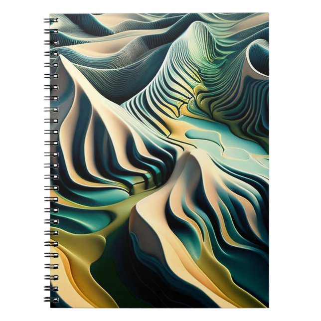 Topographic Currents Notizblock (Vorderseite)