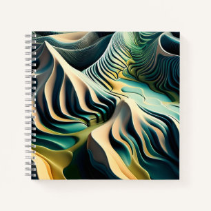 Topographic Currents Notizbuch