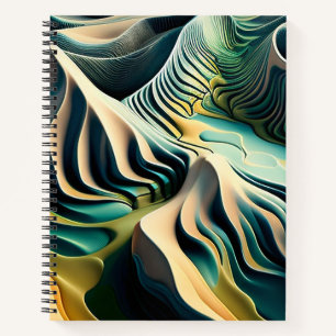 Topographic Currents Notizbuch