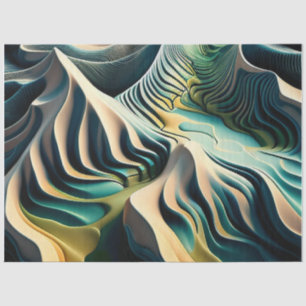 Topographic Currents Seidenpapier