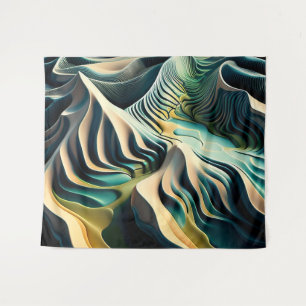 Topographic Currents Wandteppich