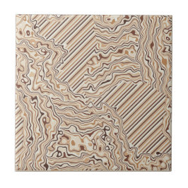 Topographic Warm Neutrals Ceramic Tile Fliese