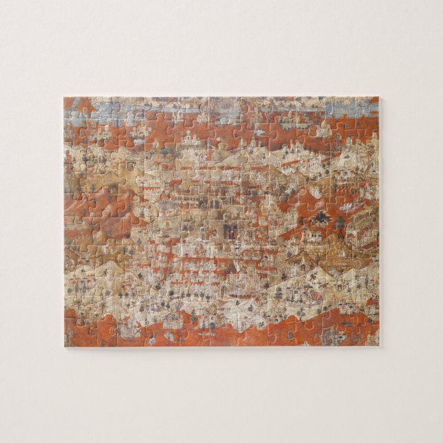 Topographie Palästinas des 15. Jahrhundertsdes (Horizontal)