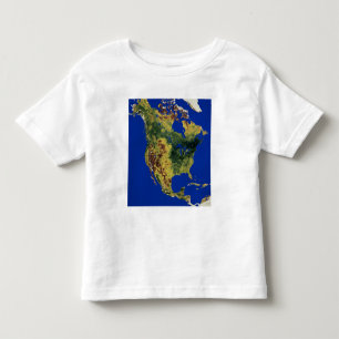 Topographische Ansicht des Nordens und des Kleinkind T-shirt