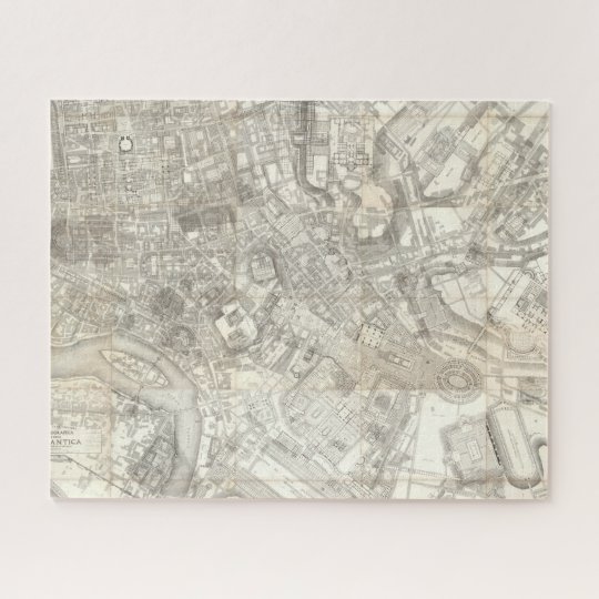 Topographische Karte Des Antiken Rom Italien Zazzle Ch