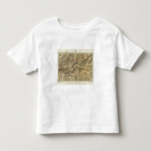 Topographische Karte des Yosemite-Tales Kleinkind T-shirt