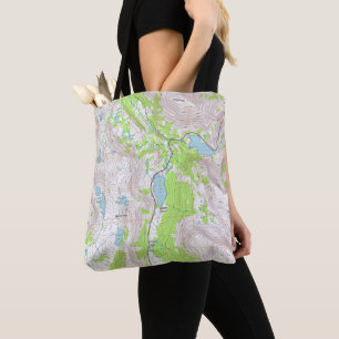 Topographische Karte Tasche