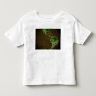 Topographische Karte von Erde Kleinkind T-shirt