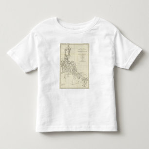 Topographische Karte von Nevada und von Arizona Kleinkind T-shirt