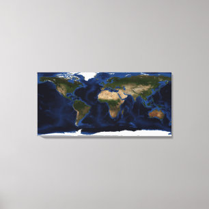 Topographische u. Tiefenschattierung der vollen Leinwanddruck