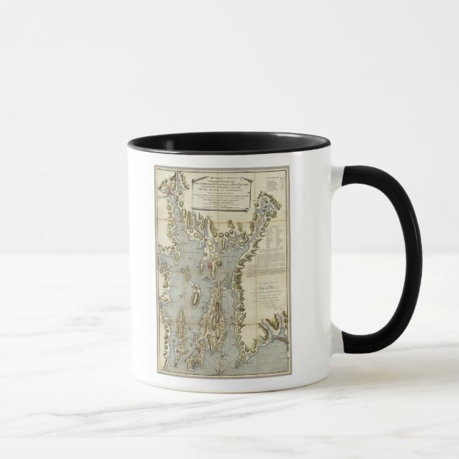 Topographische Übersicht über die Bucht von Narrag Tasse (Rechts)