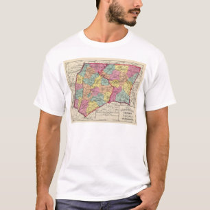 Topographischer Atlas von Maryland-Landkreisen 5 T-Shirt