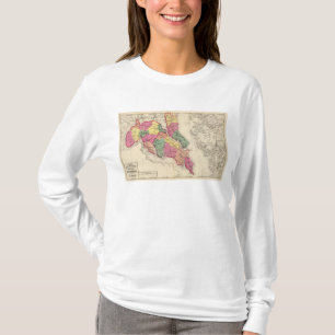 Topographischer Atlas von Maryland-Landkreisen 6 T-Shirt