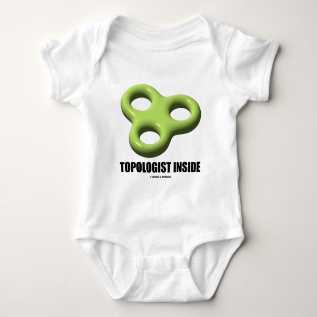 Topologist Innere (Toroid) Baby Strampler (Vorderseite)