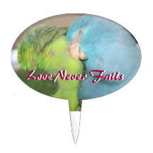 Parrotlet inséparables amour n'échoue jamais Cake