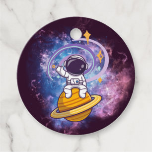 Toppers für Cupcake Toppers für Weltraumraketen Geschenkanhänger