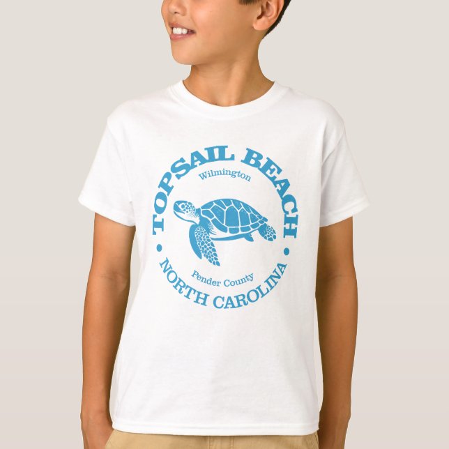 Topsail Beach (Meeresschildkröte) T-Shirt (Vorderseite)
