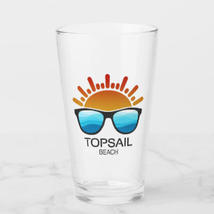 Topsail Beach North Carolina Sonnenbrille Glas