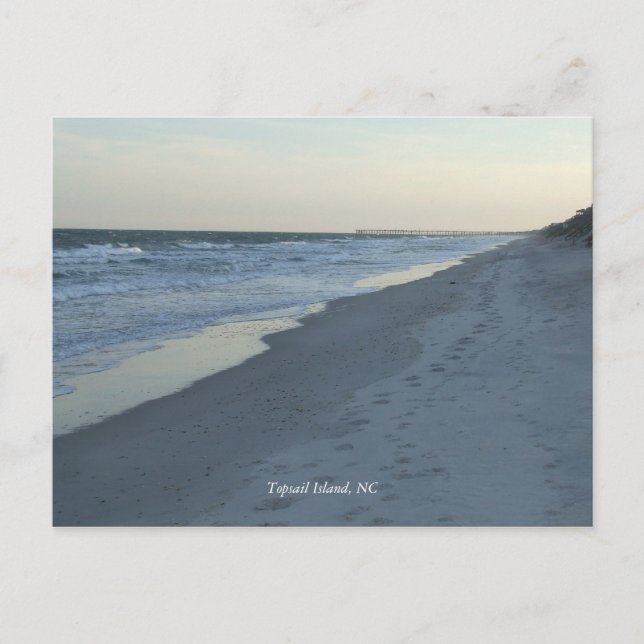 Topsail Island, NC Postkarte (Vorderseite)