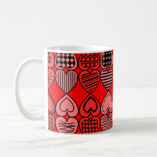 Topsy Turvy Hearts Coffee Mug