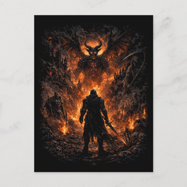 Tor des Infernos Postkarte (Vorderseite)